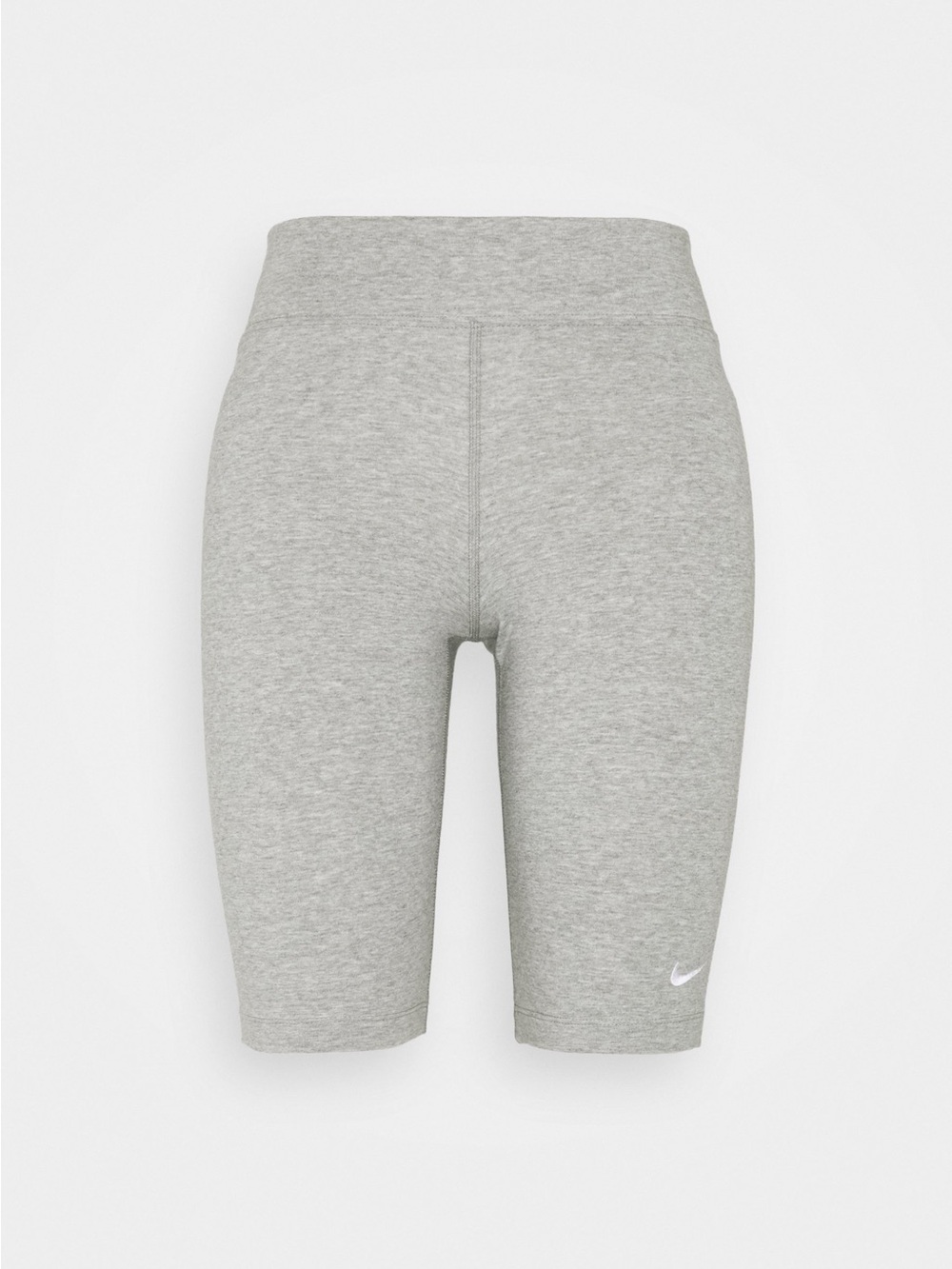 Nike Women's Light Gray High-Waist Bike Shorts